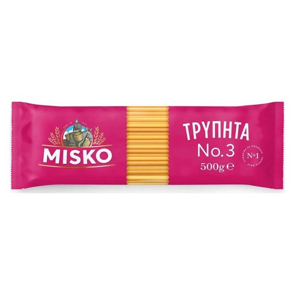 MISKO ΜΑΚΑΡΟΝΙΑ Νο.3 ΤΡΥΠΗΤΑ 500g