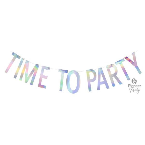 ΓΙΡΛΑΝΤΑ TIME TO PARTY ΓΡΑΜΜΑΤΑ 200x19εκ. /015993