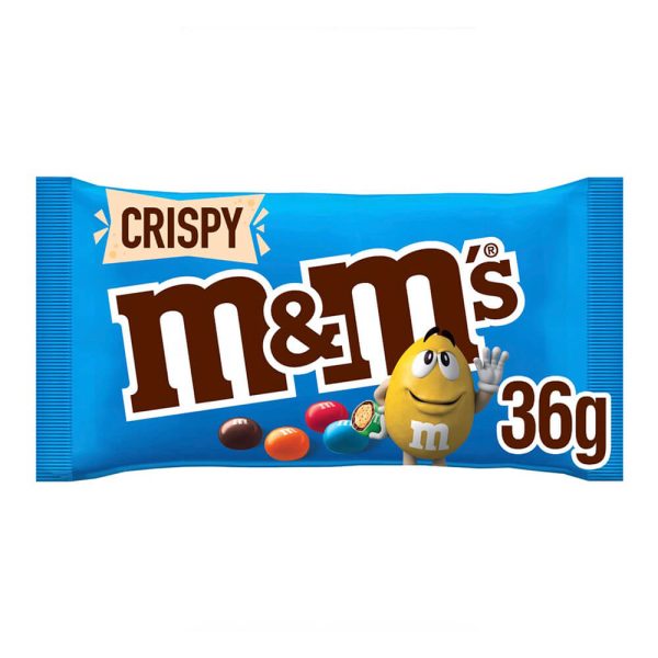 M&M'S CRISPY ΣΟΚΟΛΑΤΕΝΙΑ ΚΟΥΦΕΤΑΚΙΑ 36g