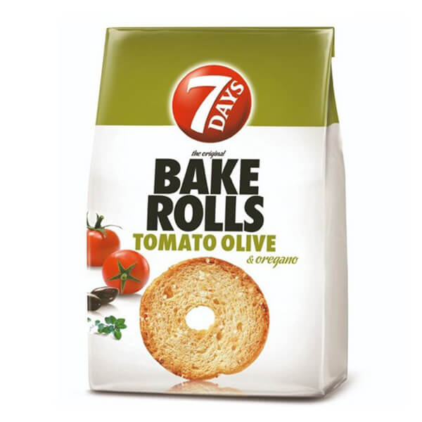 7DAYS BAKE ROLLS 80g ΤΟΜΑΤΑ ΕΛΙΑ ΡΙΓΑΝΗ Νο.16288