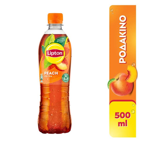 LIPTON ICE TEA 500ml ΡΟΔΑΚΙΝΟ