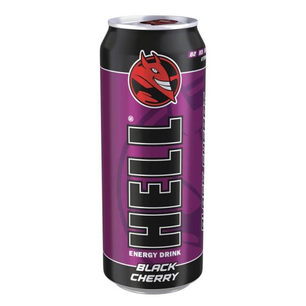HELL ENERGY DRINK 500ml BLACK CHERRY