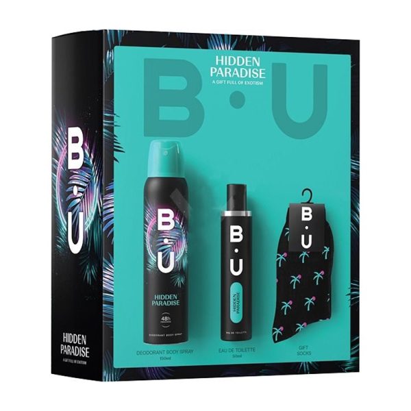 BU ABSOLUTE HID.PARADISE SET EDT 50ml + DEO 150ml + GIFT