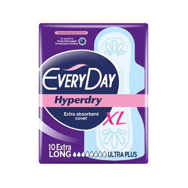 EVERYDAY ΣΕΡΒΙΕΤΕΣ HYPERDRY EXTRA LONG 10τεμ.