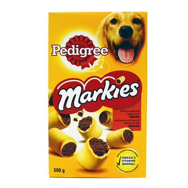 PEDIGREE MARKIES ΜΠΙΣΚΟΤΑ ΣΚΥΛΟΥ 500γρ. ORIGINAL