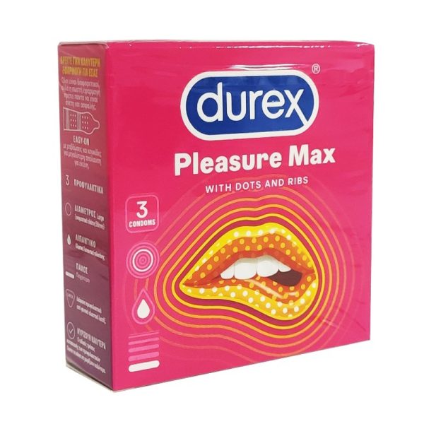 DUREX PLEASURE MAX ΠΡΟΦΥΛΑΚΤΙΚΑ 3τεμ.