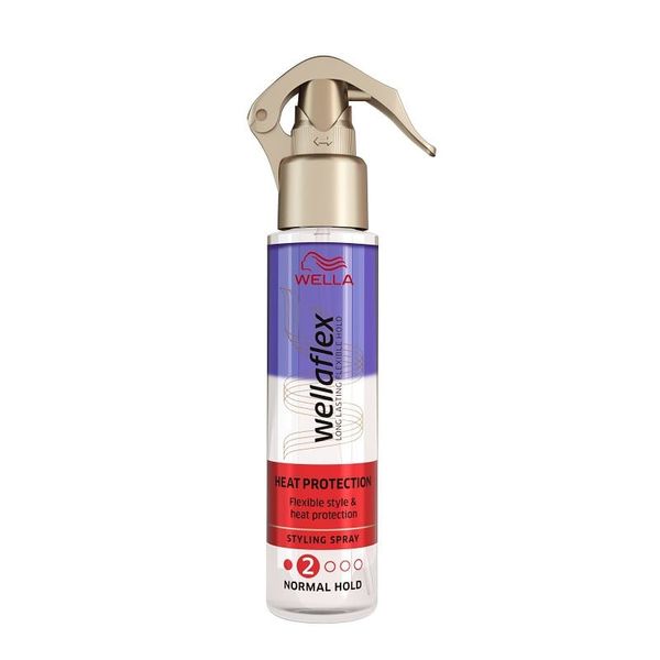 Wellaflex Heat Protection Normal Hold Styling Spray (2) 150ml