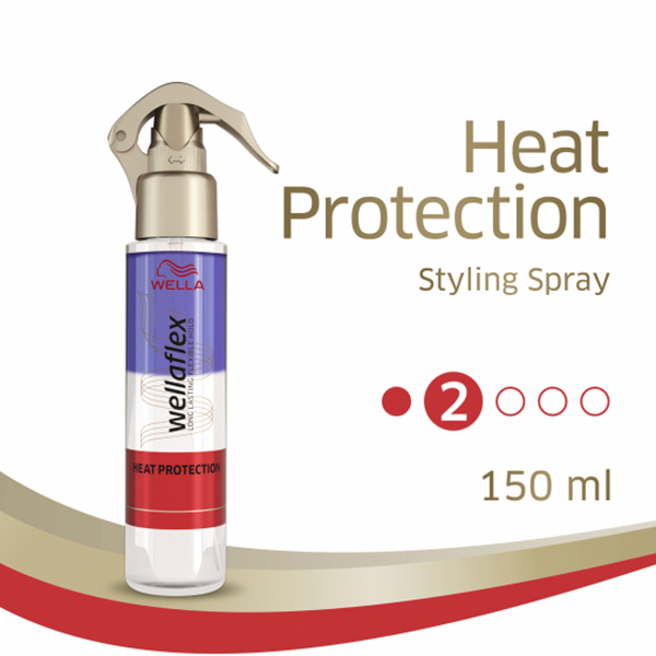 Wellaflex Heat Protection Normal Hold Styling Spray (2) 150ml