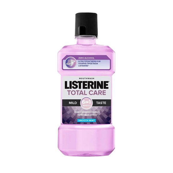 LISTERINE ΣΤΟΜΑΤΙΚΟ ΔΙΑΛΥΜΑ 500ml TOTAL CARE SMOOTH MILD