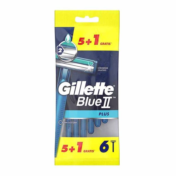GILLETTE BLUE II PLUS ΞΥΡΑΦΑΚΙΑ ΣΕΤ 5+1τεμ