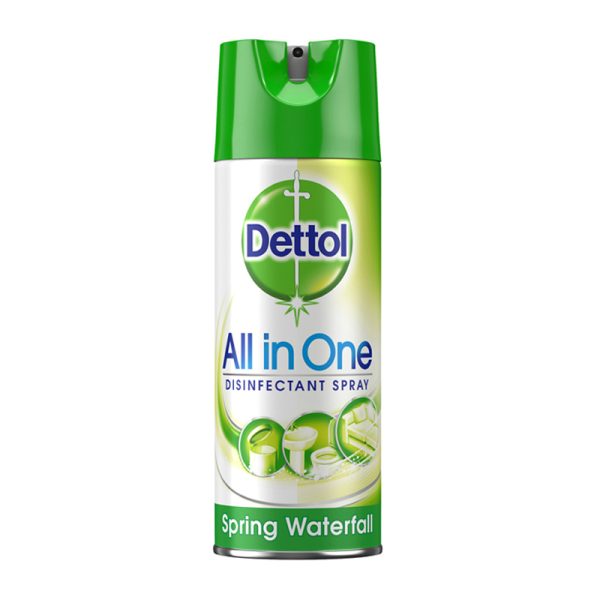 DETTOL ANTIBACTERIAL ALL IN ONE SPRAY 400ml SPRING WATERFALL