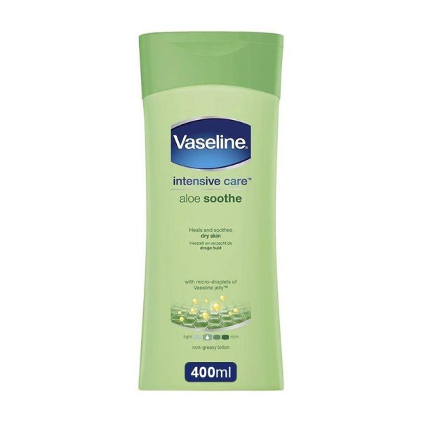 VASELINE INTENSIVE CARE BODY LOTION 400ml ALOE SOOTHE