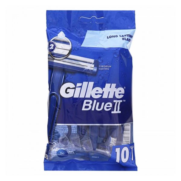 GILLETTE BLUE II X10 LUBRASTRIP