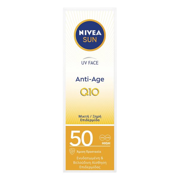 NIVEA SUN UV FACE ANTI-AGE Q10 SPF50 50ml