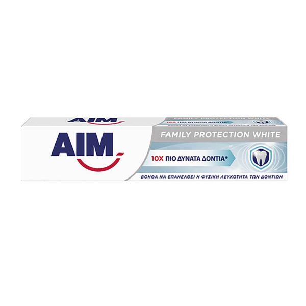 AIM ΟΔΟΝΤΟΚΡΕΜΑ FAMILY PROTECTION WHITE 75ml