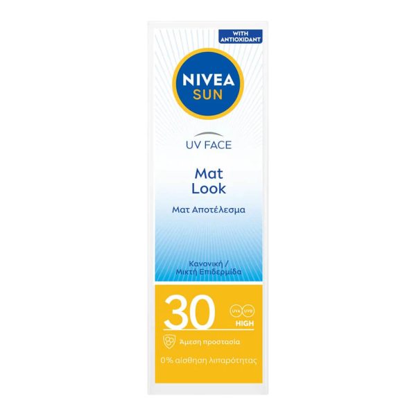 NIVEA SUN UV FACE MAT LOOK SPF30 50ml