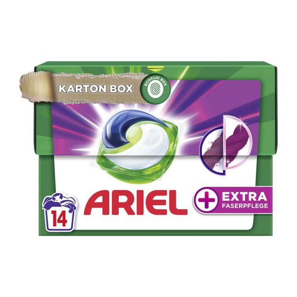 ARIEL PODS ΚΑΨΟΥΛΕΣ 14τεμ. ALL IN ONE COLOR & EXTRA FIBER PROTECTION