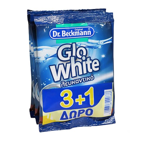 DR. BECKMANN ΛΕΥΚΑΝΤΙΚΟ ΠΛΥΣΗΣ 4x65gr (3+1) GLO WHITE