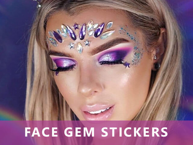 face gem stickers