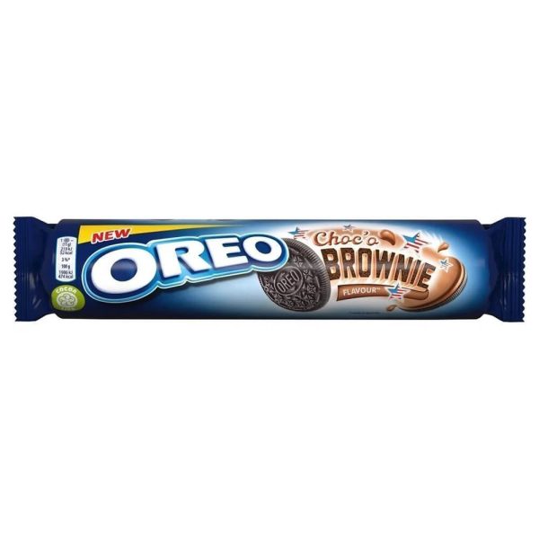 OREO ΜΠΙΣΚΟΤΑ ΓΕΜΙΣΤΑ 154g CHOCO BROWNIE Νο.77616
