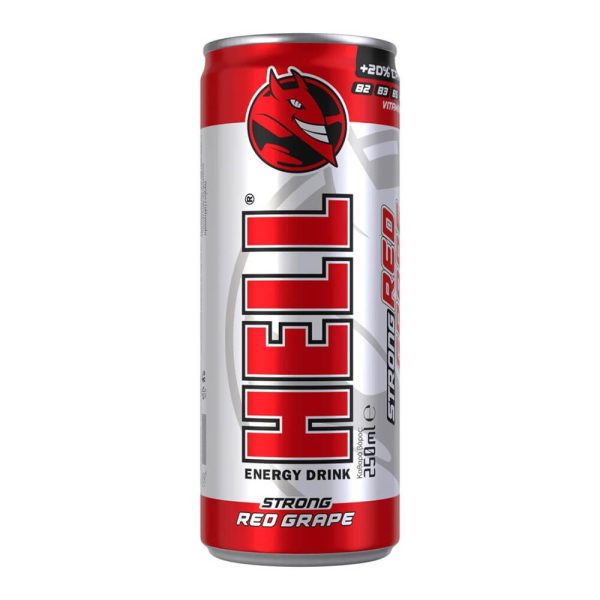 HELL ENERGY DRINK 250ml RED GRAPE