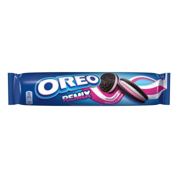 OREO REMIX ΜΠΙΣΚΟΤΑ ΓΕΜΙΣΤΑ 157g RASPBERRY & VANILLA