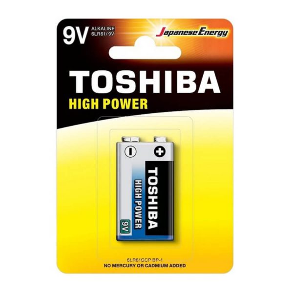 TOSHIBA ΜΠΑΤΑΡΙΑ AΛΚΑΛΙΚΗ HIGH POWER 9V