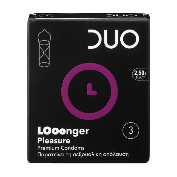 DUO ΠΡΟΦΥΛΑΚΤΙΚΑ 3τεμ. LONGER PLEASURE