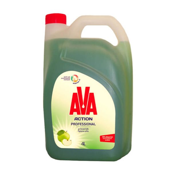 AVA PROFESSIONAL ΥΓΡΟ ΠΙΑΤΩΝ 4L ΞΥΔΙ & ΠΡΑΣΙΝΟ ΜΗΛΟ