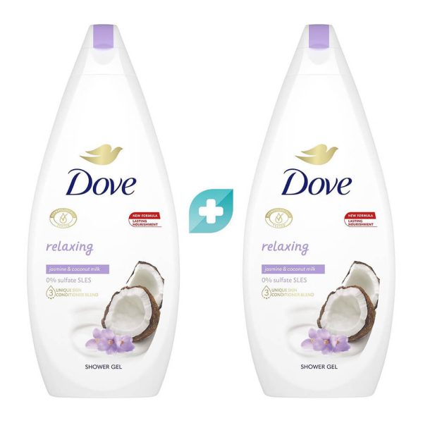 DOVE ΑΦΡΟΛΟΥΤΡΟ 2x720ml RELAXING COCONUT MILK