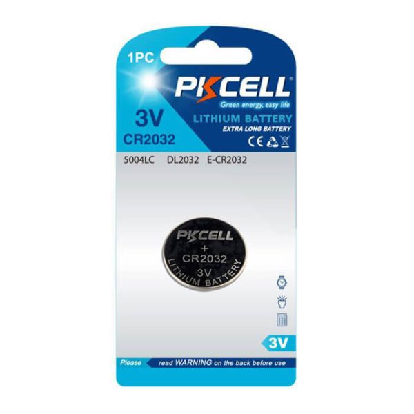 PKCELL ΜΠΑΤΑΡΙA ΛΙΘΙΟΥ ΚΟΥΜΠΙ CR-2032 3V (τεμάχιο)
