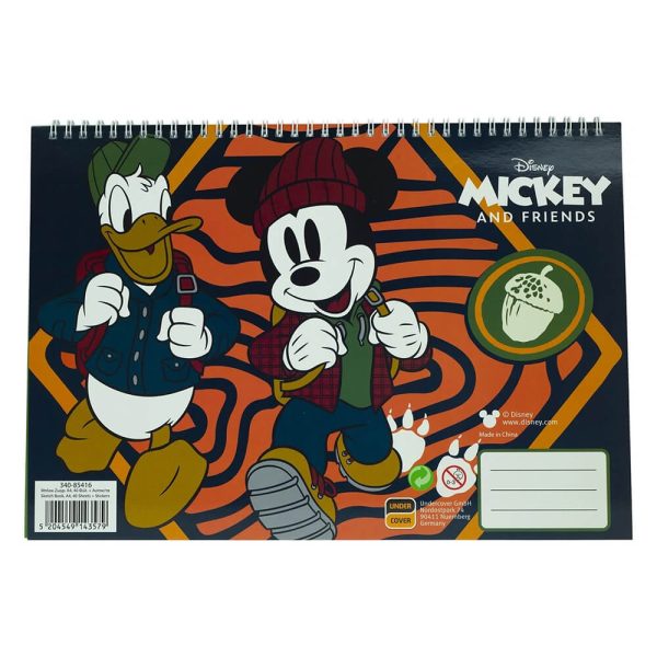 ΜΠΛΟΚ ΖΩΓΡΑΦΙΚΗΣ 23X33 40Φ. ME STICKERS MICKEY 340-85416