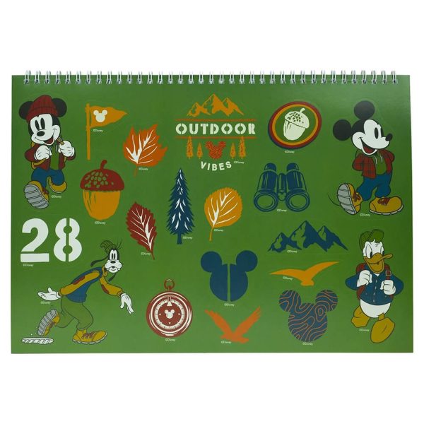 ΜΠΛΟΚ ΖΩΓΡΑΦΙΚΗΣ 23X33 40Φ. ME STICKERS MICKEY 340-85416