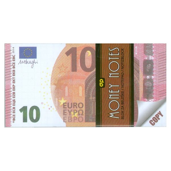 ΜΠΛΟΚ ΣΗΜΕΙΩΣΕΩΝ MONEY NOTES ΠΟΡΤΟΚΑΛΙ 10€