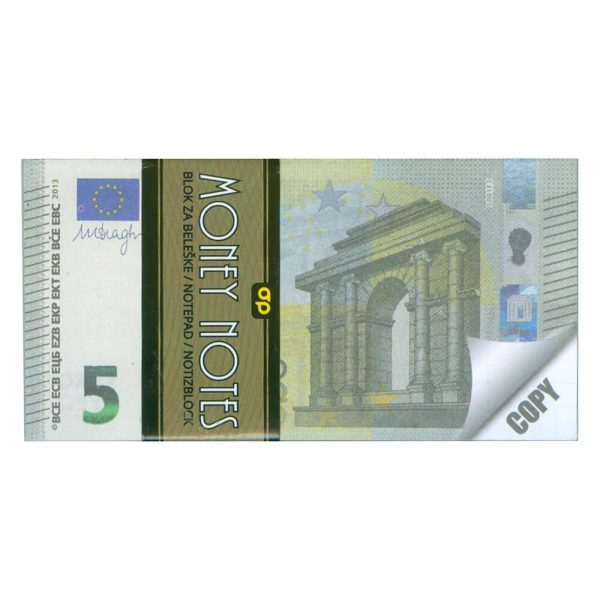 ΜΠΛΟΚ ΣΗΜΕΙΩΣΕΩΝ MONEY NOTES ΓΑΛΑΖΙΟ 5€