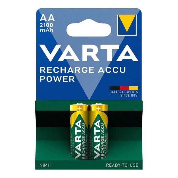 VARTA ΕΠΑΝΑΦΟΡΤΙΖΟΜΕΝΕΣ ΜΠΑΤΑΡΙΕΣ AΑ 2Χ2100mAh