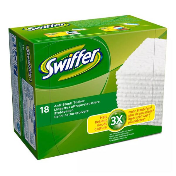 SWIFFER DRY ΑΝΤΑΛΛΑΚΤΙΚΑ ΠΑΝΑΚΙΑ ΣΚΟΥΠΑΣ 18τεμ.