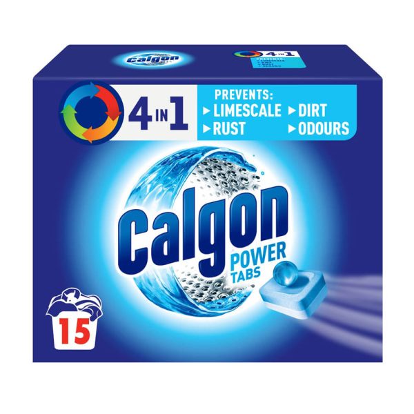 CALGON POWERBALL 4in1 ΤΑΜΠΛΕΤΕΣ 15τεμ.