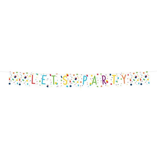 ΓΙΡΛΑΝΤΑ LET'S BIRTHDAY CONFETTI 185x19εκ. /9906352