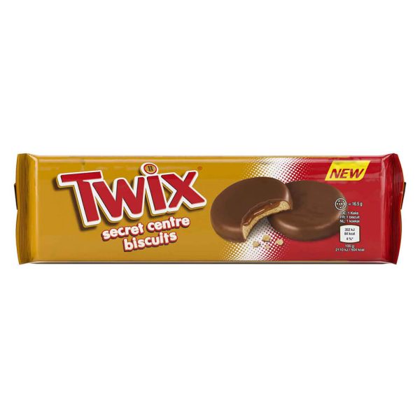 TWIX ΜΠΙΣΚΟΤΑ ΜΕ ΚΑΡΑΜΕΛΑ 132g