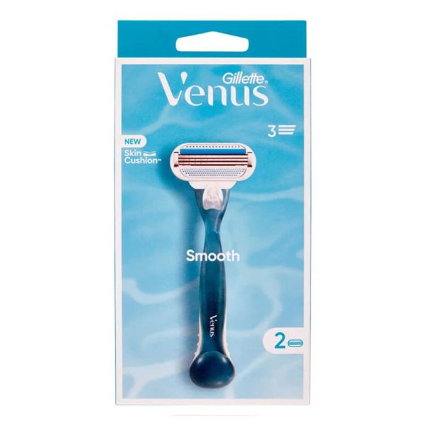 GILLETTE VENUS SMOOTH ΞΥΡΙΣΤΙΚΗ ΜΗΧΑΝΗ + 2 ΑΝΤΑΛΛΑΚΤΙΚΑ 3 ΛΕΠΙΔΩΝ