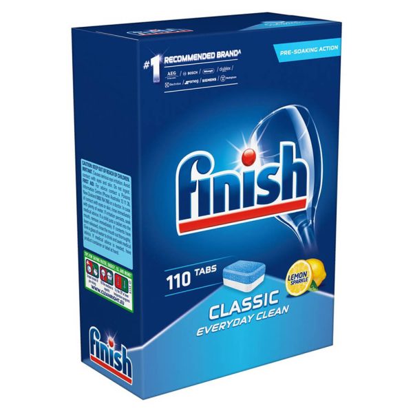 FINISH CLASSIC EVERYDAY CLEAN TABS 110τεμ. LEMON