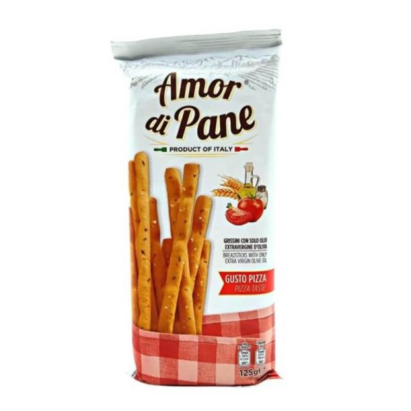 AMOR DI PANE ΚΡΙΤΣΙΝΙΑ ΜΕ ΕΛΑΙΟΛΑΔΟ & PIZZA 125g