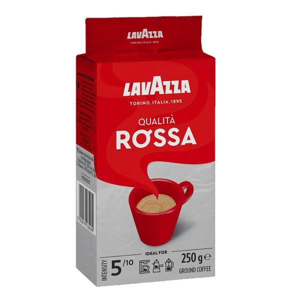 LAVAZZA QUALITA ROSSA ΑΛΕΣΜΕΝΟΣ ΚΑΦΕΣ ESPRESSO 250g