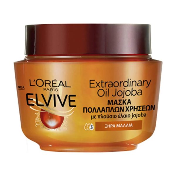 ELVIVE ΜΑΣΚΑ ΜΑΛΛΙΩΝ 300ml EXTRAORDINARY OIL JOJOBA