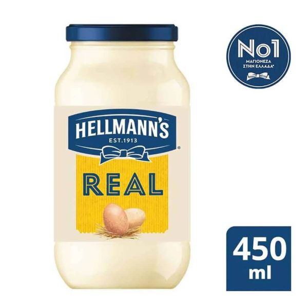 HELLMANN'S REAL ΜΑΓΙΟΝΕΖΑ 450ml