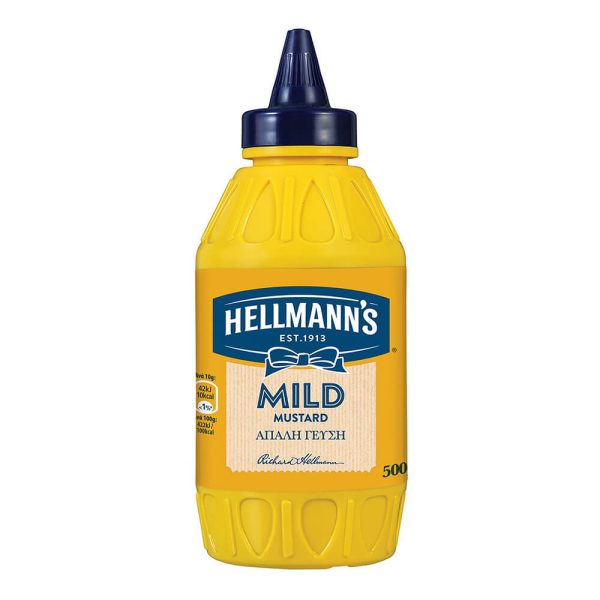 HELLMANN'S MILD ΜΟΥΣΤΑΡΔΑ ΑΠΑΛΗ 500g