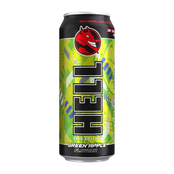 HELL ENERGY DRINK 500ml ΠΡΑΣΙΝΟ ΜΗΛΟ