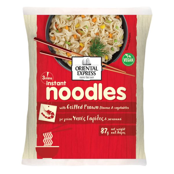 ORIENTAL EXPRESS NOODLES ΨΗΤΕΣ ΓΑΡΙΔΕΣ & ΛΑΧΑΝΙΚΑ 87g