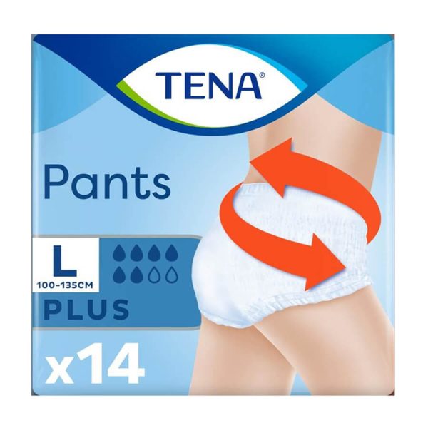 TENA PANTS PLUS ΕΣΩΡΟΥΧΑ ΑΚΡΑΤΕΙΑΣ 14τεμ. LARGE